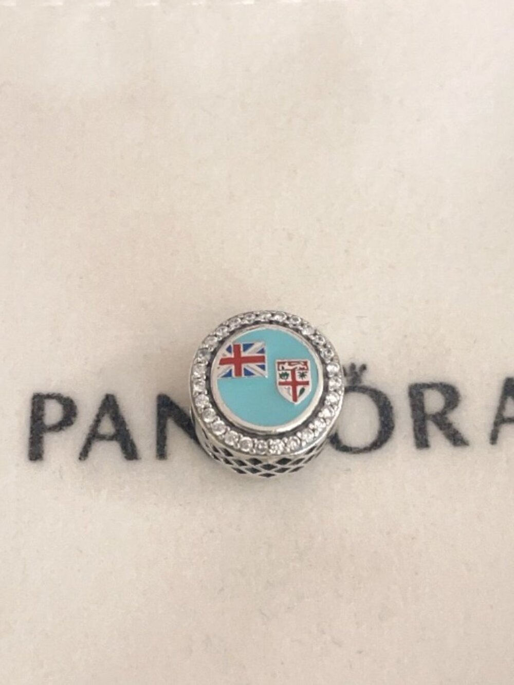 Pandora Fiji Flag Exclusive Charm Bead